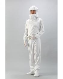 Clean Coverall with Integrated Hood