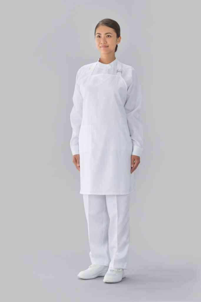 ガードナー G8029-1 袖付耐薬品性エプロン(白) フリーサイズ 耐薬品シリーズ G8001 | 製品詳細 | ガードナー